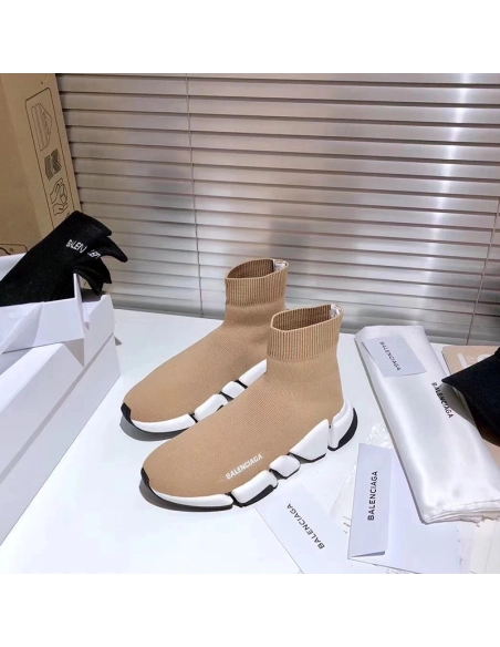 Balenciaga Speed Trainer Beige White,BALENCIAGA SPEED,BALENCIAGA