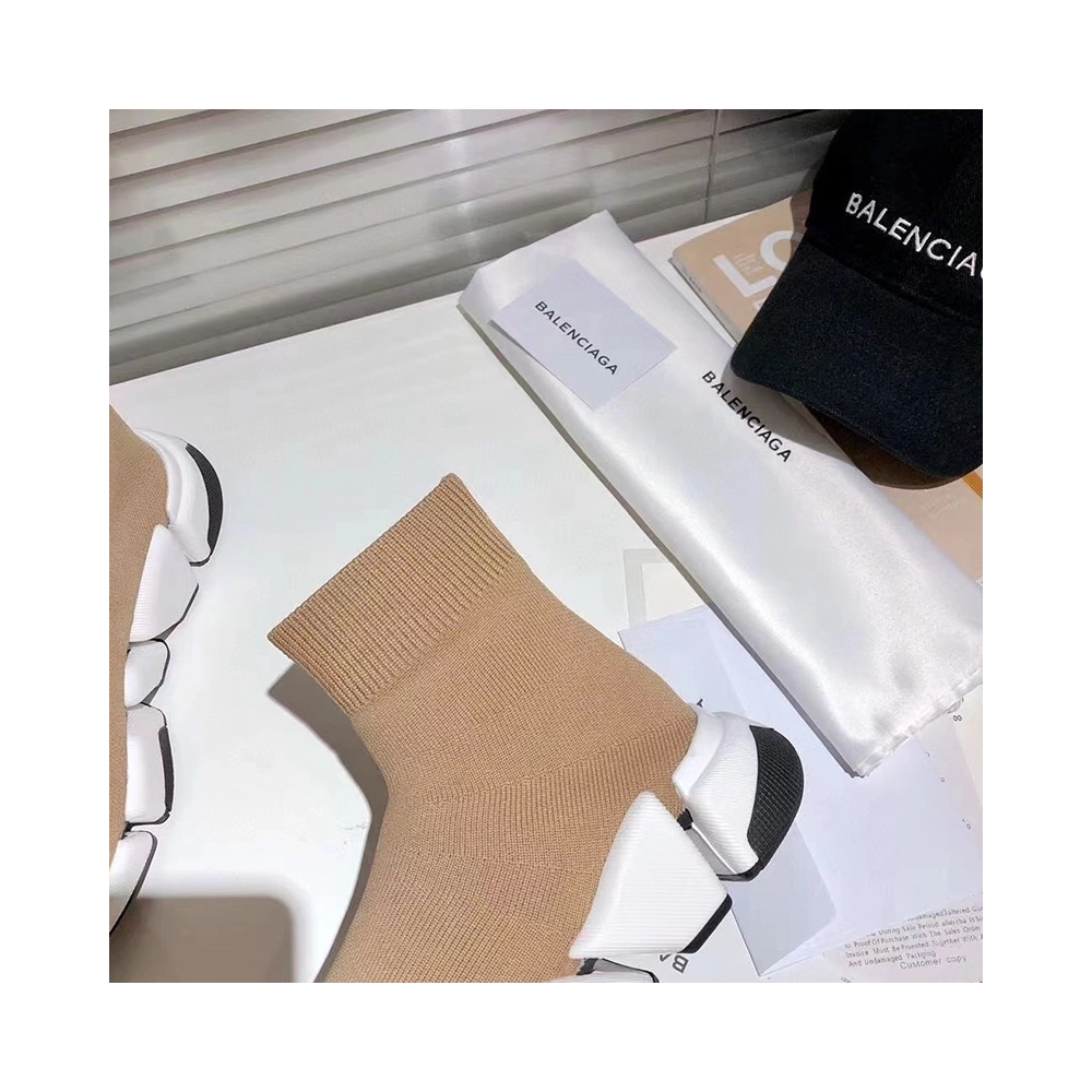 Balenciaga Speed Trainer Beige White,BALENCIAGA SPEED,BALENCIAGA