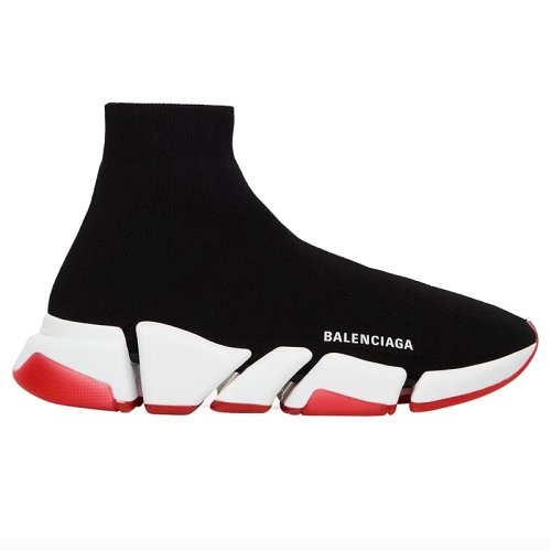 Balenciaga Speed 2.0 Bicolor Transparent Red Sole,BALENCIAGA SPEED,BALENCIAGA