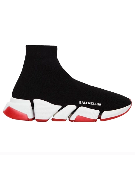 Balenciaga Speed 2.0 Bicolor Transparent Red Sole,BALENCIAGA SPEED,BALENCIAGA