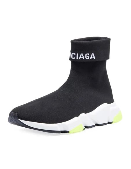 Balenciaga Speed Trainer Black Yellow,BALENCIAGA SPEED,BALENCIAGA