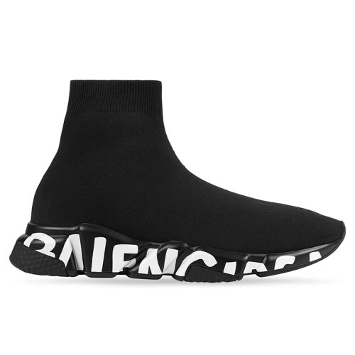 Balenciaga Speed Trainer Graffiti Black,BALENCIAGA SPEED,BALENCIAGA