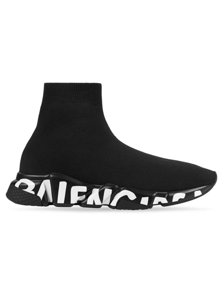 Balenciaga Speed Trainer Graffiti Black,BALENCIAGA SPEED,BALENCIAGA