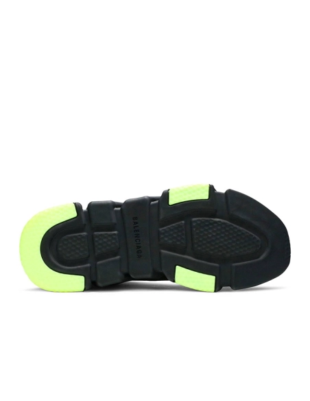 Balenciaga Speed Trainer Clear Sole Black Yellow Fluo,BALENCIAGA SPEED,BALENCIAGA