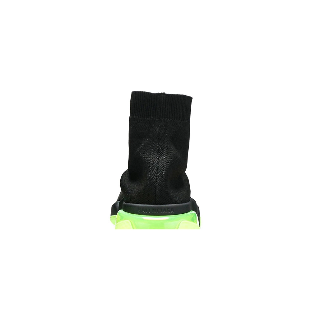 Balenciaga Speed Trainer Clear Sole Black Yellow Fluo,BALENCIAGA SPEED,BALENCIAGA