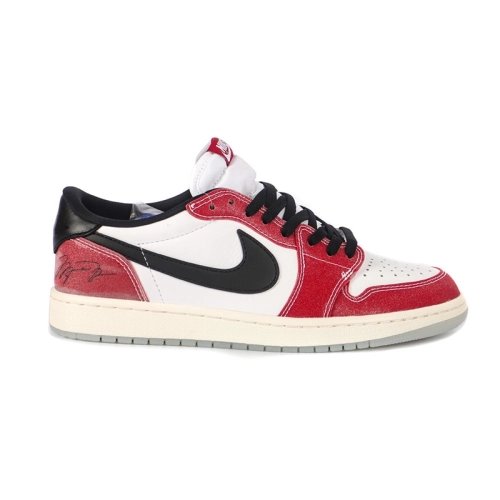 AIR JORDAN 1 LOW OG X TROPHY ROOM RED BLACK FN0432 017,AIR JORDAN 1 LOW,Air Jordan