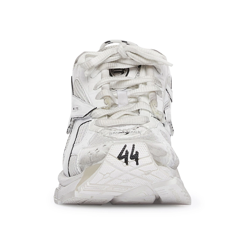 BALENCIAGA MENS RUNNER SNEAKER IN WHITE,Balenciaga Runner,BALENCIAGA