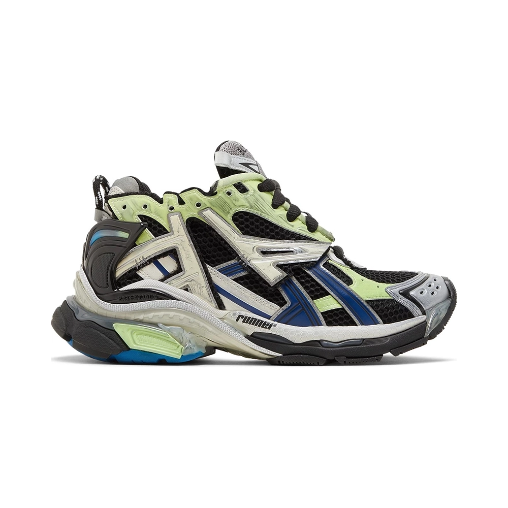 Balenciaga Runner Sneaker Grey Blue Green,Balenciaga Runner,BALENCIAGA