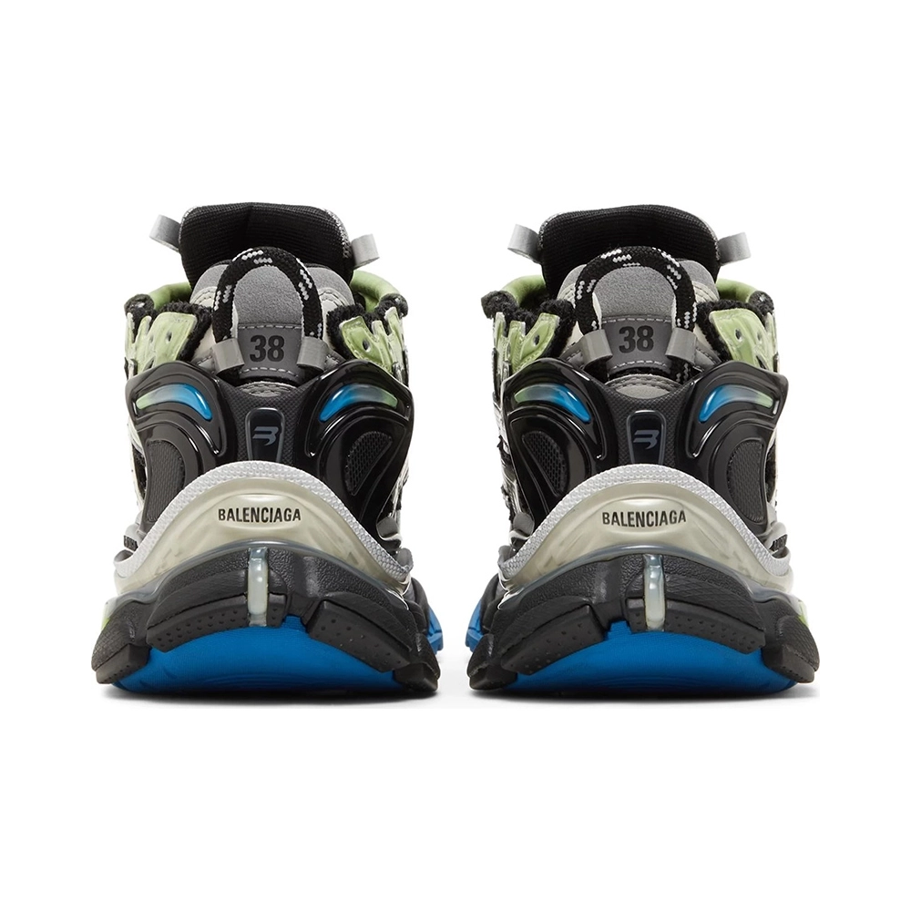 Balenciaga Runner Sneaker Grey Blue Green,Balenciaga Runner,BALENCIAGA