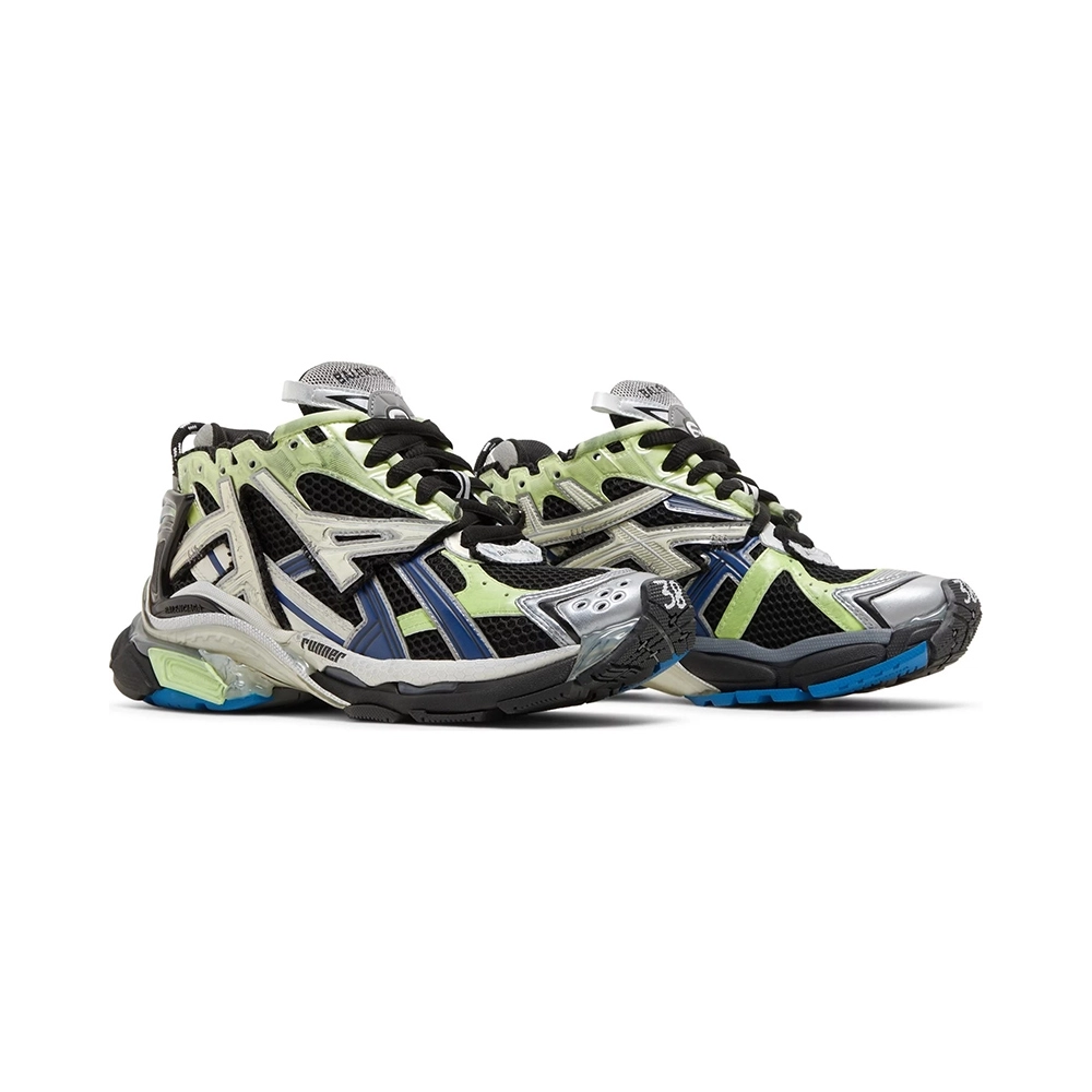 Balenciaga Runner Sneaker Grey Blue Green,Balenciaga Runner,BALENCIAGA
