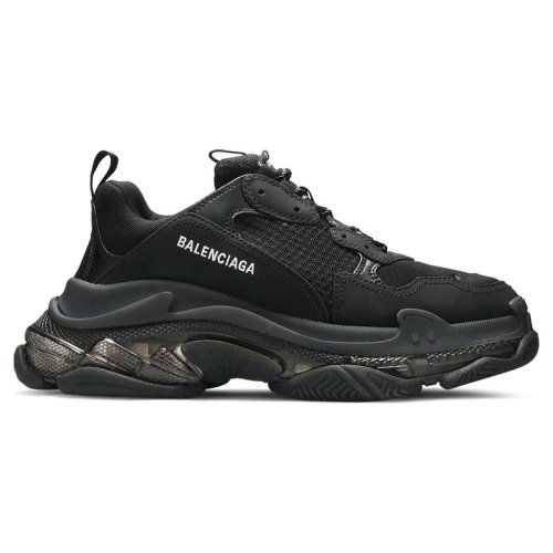 BALENCIAGA TRIPLE S CLEAR SOLE BLACK,BALENCIAGA TRIPLE S,BALENCIAGA