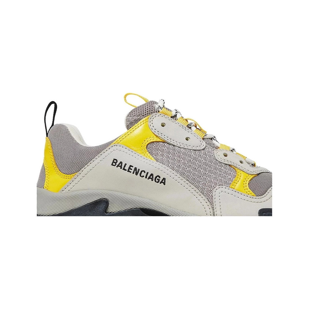 BALENCIAGA TRIPLE S GREY YELLOW,BALENCIAGA TRIPLE S,BALENCIAGA