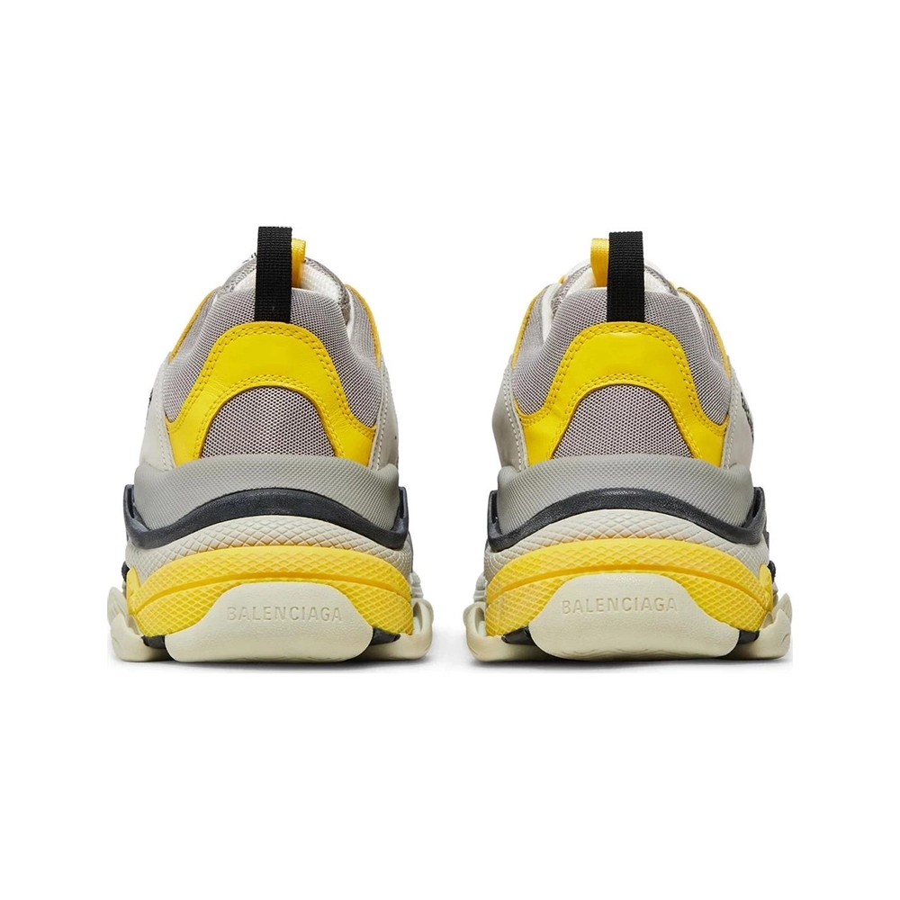 BALENCIAGA TRIPLE S GREY YELLOW,BALENCIAGA TRIPLE S,BALENCIAGA