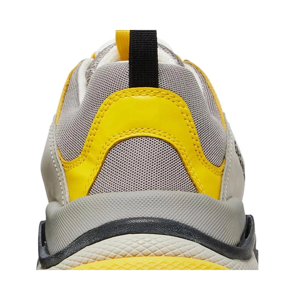 BALENCIAGA TRIPLE S GREY YELLOW,BALENCIAGA TRIPLE S,BALENCIAGA