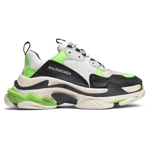 Mr. Porter X BALENCIAGA TRIPLE S Neon Green,BALENCIAGA TRIPLE S,BALENCIAGA