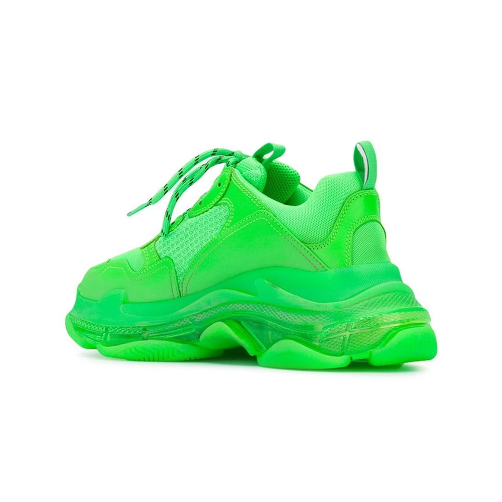 BALENCIAGA TRIPLE S CLEAR SOLE GREEN,BALENCIAGA TRIPLE S,BALENCIAGA