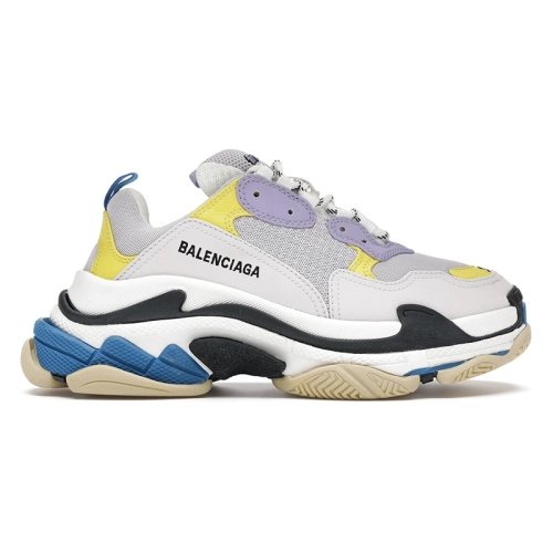 BALENCIAGA TRIPLE S PURPLE YELLOW,BALENCIAGA TRIPLE S,BALENCIAGA