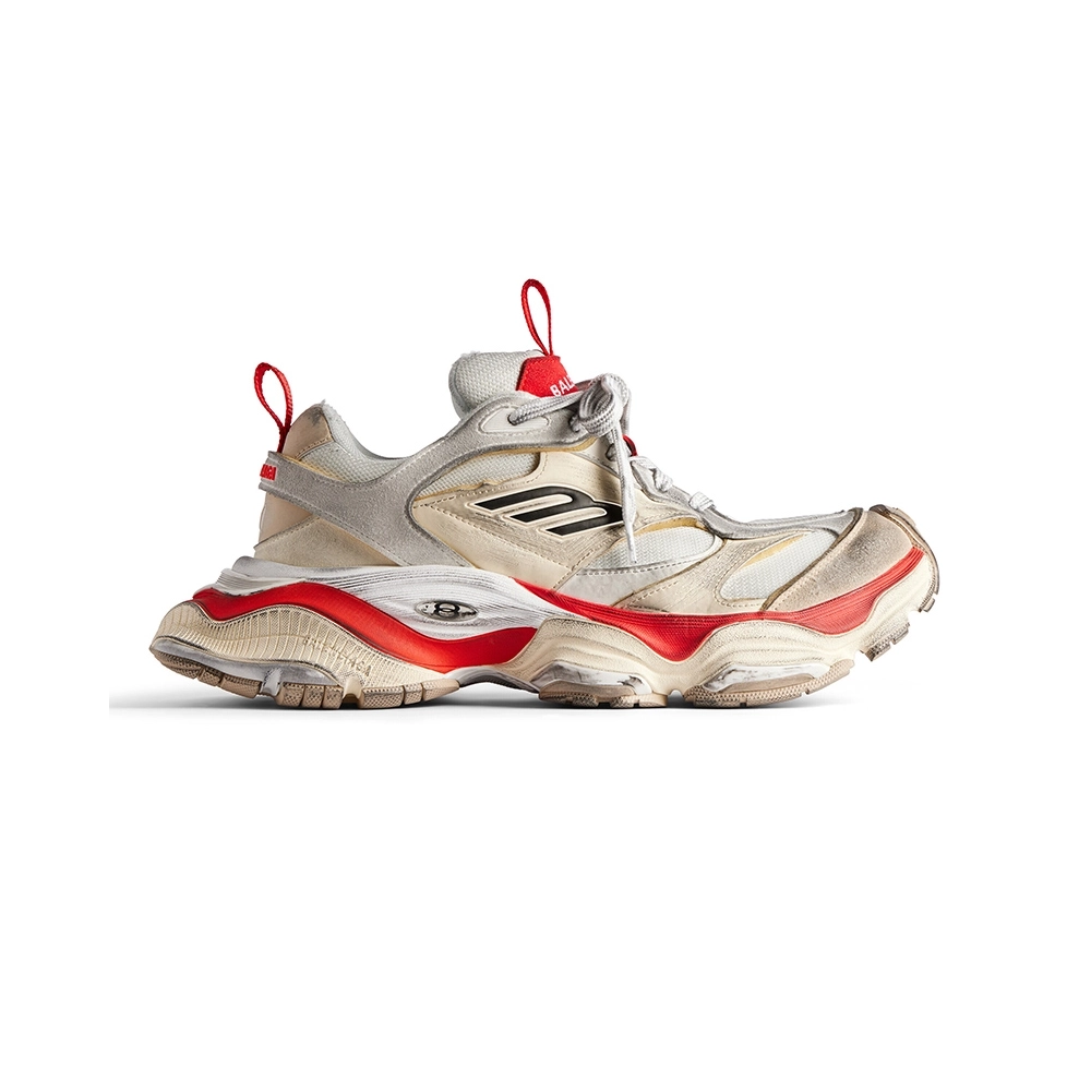 Balenciaga Cargo Sneaker in beige, grey and red,BALENCIAGA CARGO,BALENCIAGA
