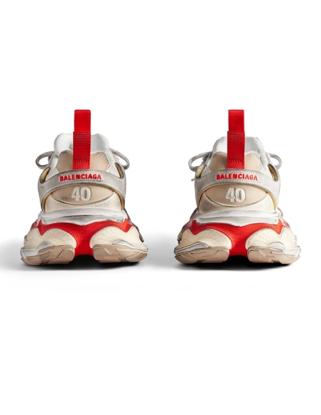 Balenciaga Cargo Sneaker in beige, grey and red,BALENCIAGA CARGO,BALENCIAGA