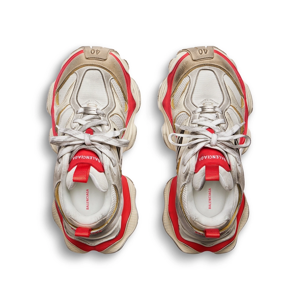 Balenciaga Cargo Sneaker in beige, grey and red,BALENCIAGA CARGO,BALENCIAGA