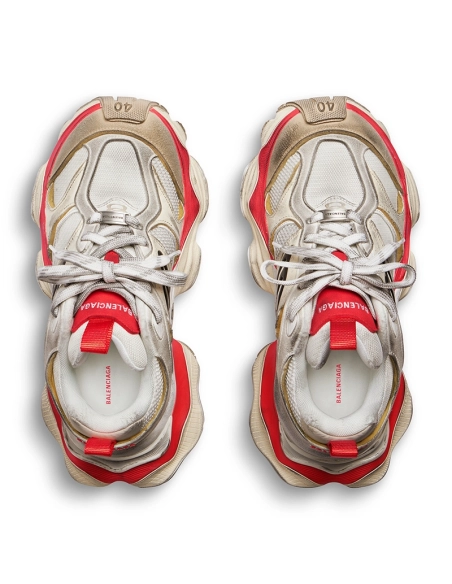 Balenciaga Cargo Sneaker in beige, grey and red,BALENCIAGA CARGO,BALENCIAGA
