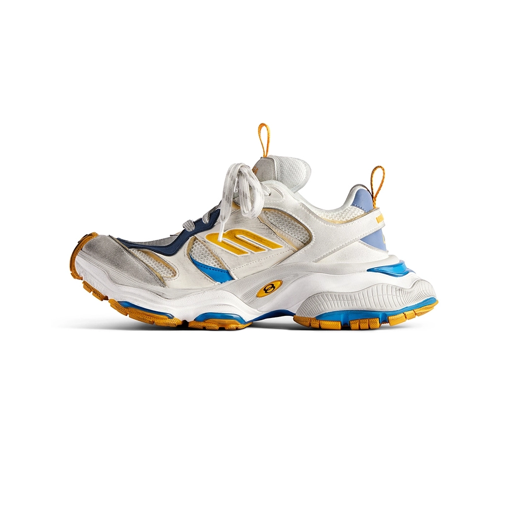 Balenciaga Cargo Sneaker in white, grey, orange and blue,BALENCIAGA CARGO,BALENCIAGA