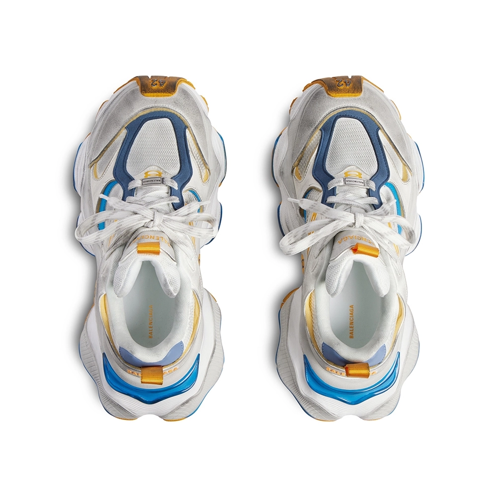 Balenciaga Cargo Sneaker in white, grey, orange and blue,BALENCIAGA CARGO,BALENCIAGA