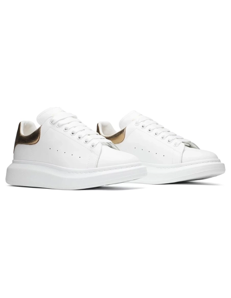 Alexander McQueen Oversized Sneaker White Gold,ALEXANDER MCQUEEN,Other Brand Reps Sneakers
