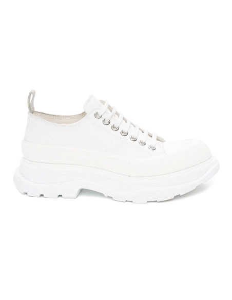 Alexander McQueen Tread Slick Lace Up Triple White,ALEXANDER MCQUEEN,Other Brand Reps Sneakers