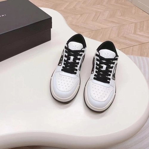 Amiri Classic Low Logo White Black,AMIRI,Other Brand Reps Sneakers