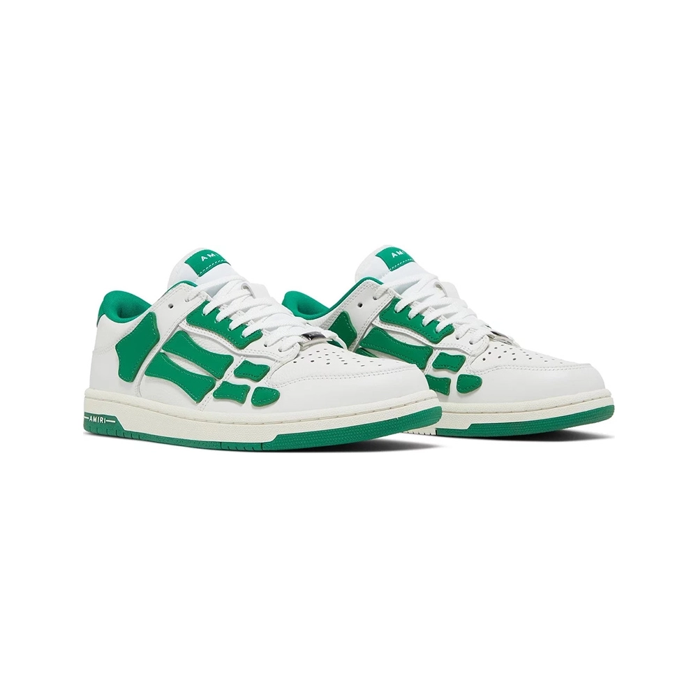 Amiri Skel Top Low White Green,AMIRI,Other Brand Reps Sneakers