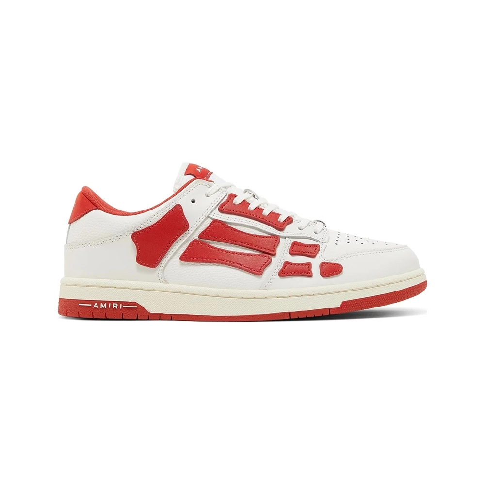 Amiri Skel Top Low White Red,AMIRI,Other Brand Reps Sneakers