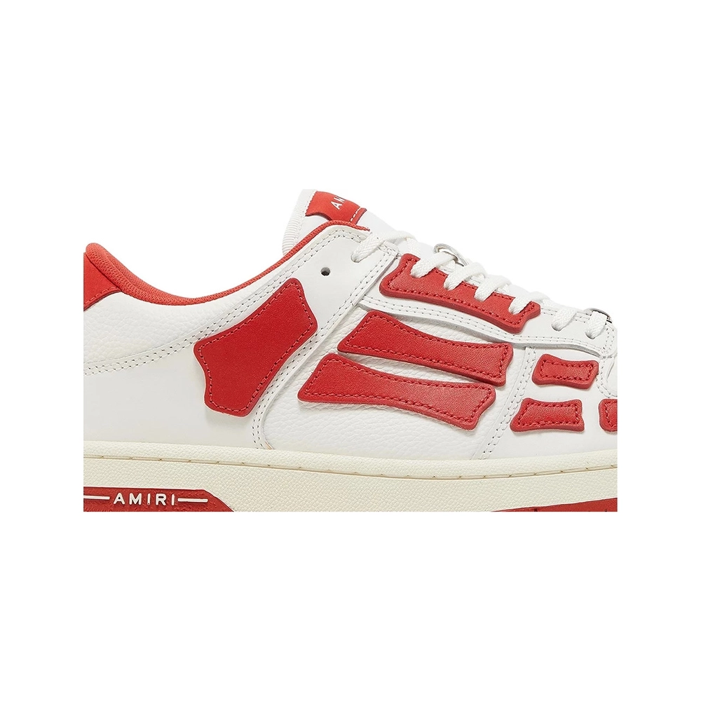 Amiri Skel Top Low White Red,AMIRI,Other Brand Reps Sneakers