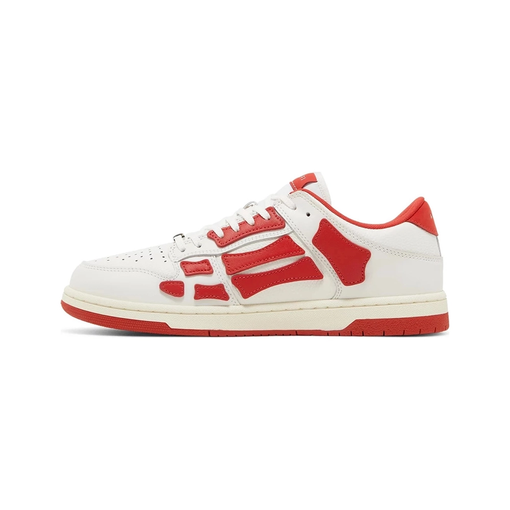Amiri Skel Top Low White Red,AMIRI,Other Brand Reps Sneakers