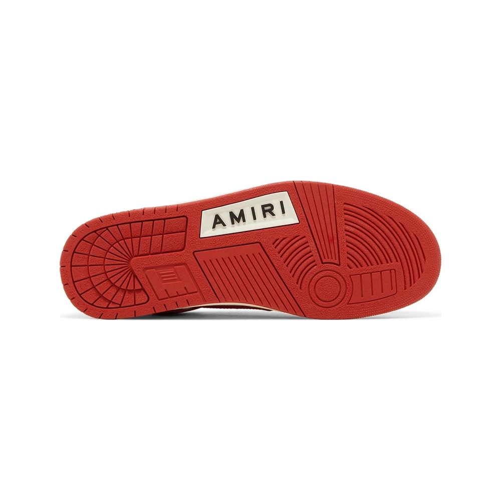 Amiri Skel Top Low White Red,AMIRI,Other Brand Reps Sneakers
