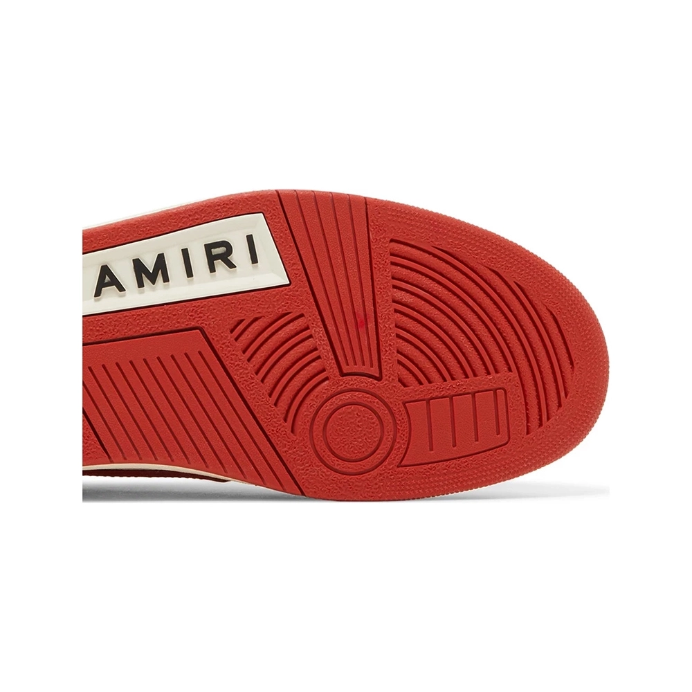 Amiri Skel Top Low White Red,AMIRI,Other Brand Reps Sneakers