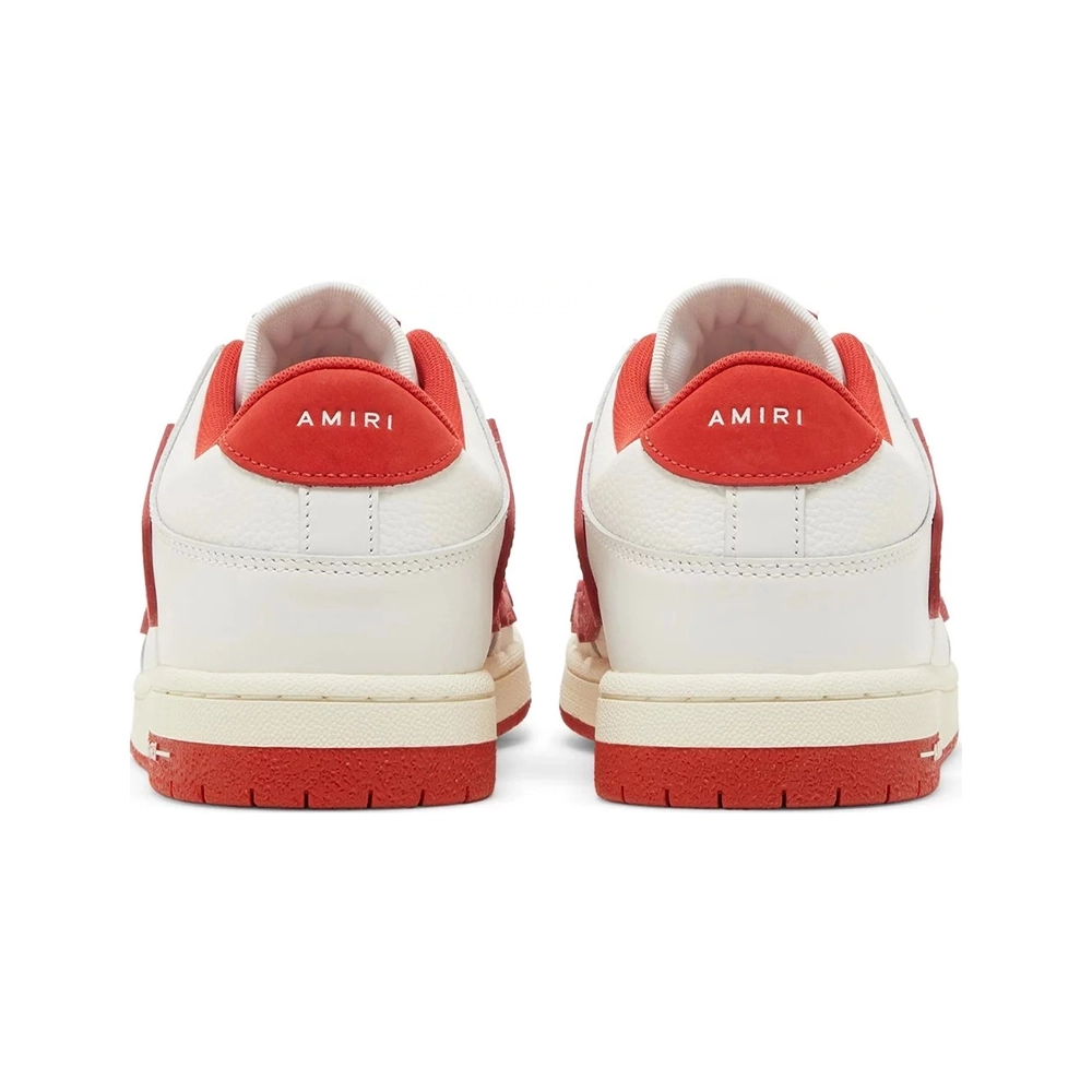 Amiri Skel Top Low White Red,AMIRI,Other Brand Reps Sneakers