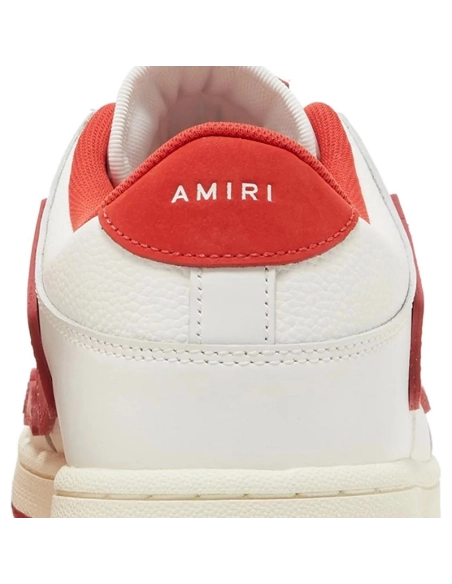 Amiri Skel Top Low White Red,AMIRI,Other Brand Reps Sneakers