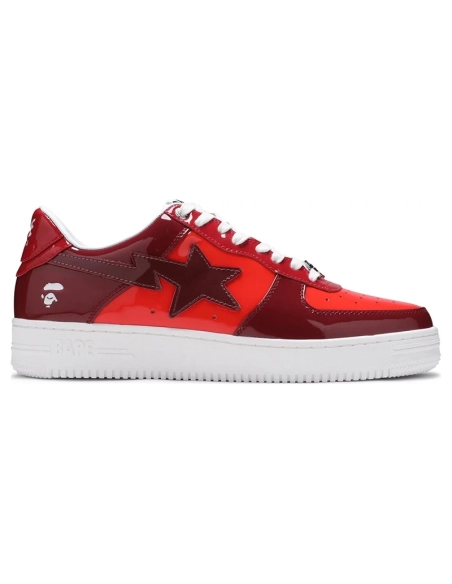 Bapesta Low M1 Color Camo Combo Red,BAPE SNEAKER,Other Brand Reps Sneakers