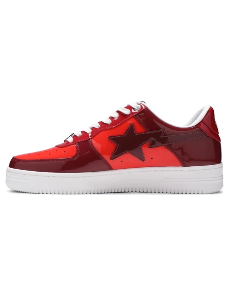 Bapesta Low M1 Color Camo Combo Red,BAPE SNEAKER,Other Brand Reps Sneakers