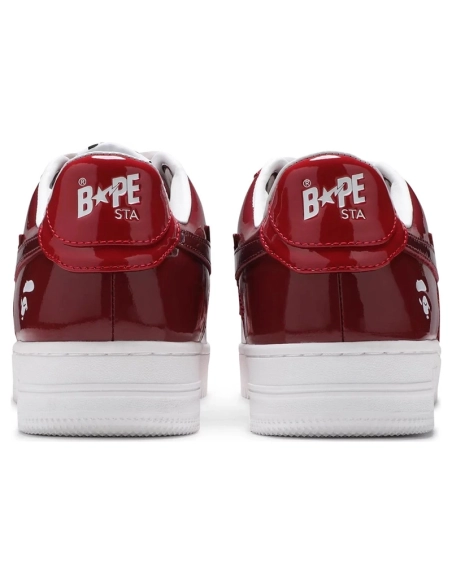Bapesta Low M1 Color Camo Combo Red,BAPE SNEAKER,Other Brand Reps Sneakers
