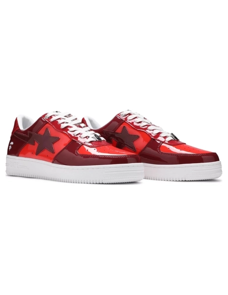 Bapesta Low M1 Color Camo Combo Red,BAPE SNEAKER,Other Brand Reps Sneakers