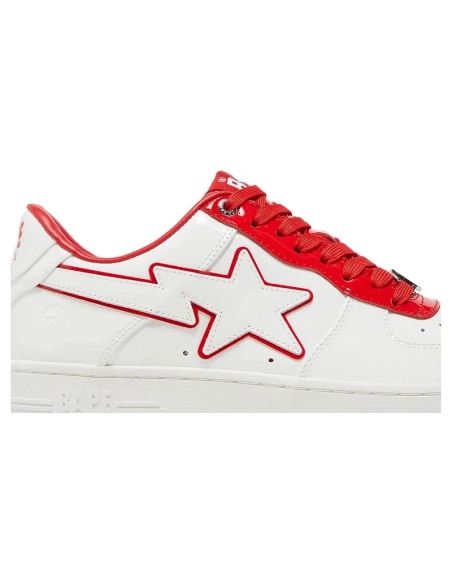 Bapesta No.8 M1 White Red,BAPE SNEAKER,Other Brand Reps Sneakers