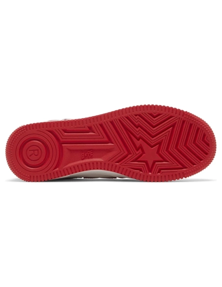 Bapesta No.5 Red,BAPE SNEAKER,Other Brand Reps Sneakers