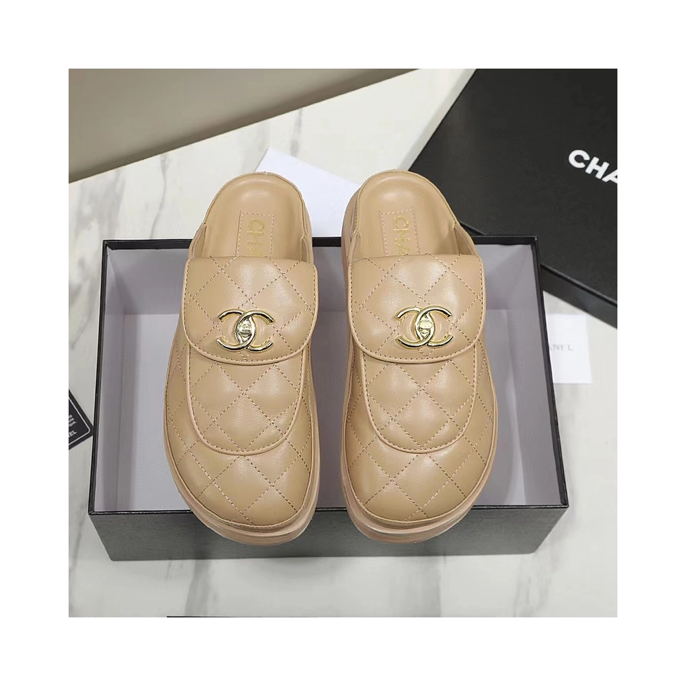 CHANEL CC Turnlock Mules,CHANEL SNEAKERS,Other Brand Reps Sneakers