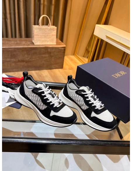 Dior B25 Runner Navy Blue Oblique Jacquard,DIOR Reps Sneakers,Other Brand Reps Sneakers