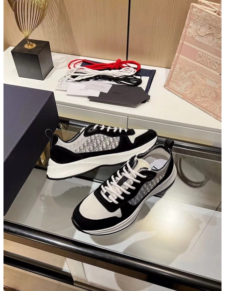 Dior B25 Runner Navy Blue Oblique Jacquard,DIOR Reps Sneakers,Other Brand Reps Sneakers