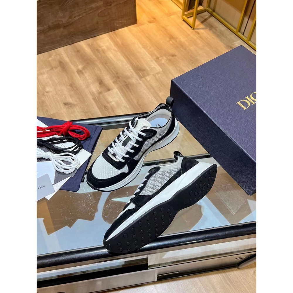 Dior B25 Runner Navy Blue Oblique Jacquard,DIOR Reps Sneakers,Other Brand Reps Sneakers