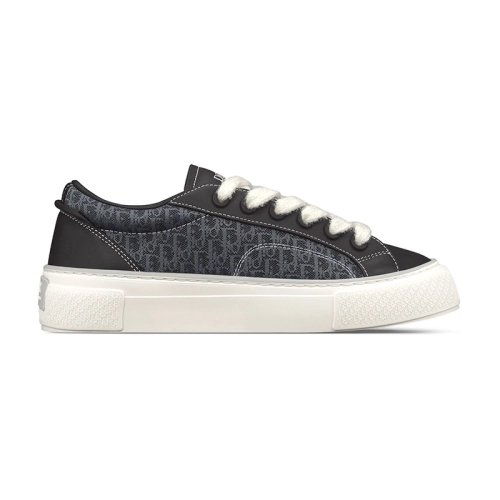 B33 SNEAKER Black Smooth Calfskin and Dior Oblique Jacquard,DIOR Reps Sneakers,Other Brand Reps Sneakers