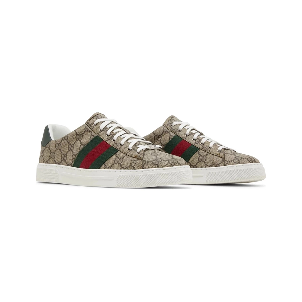 Gucci Ace GG Crystal Canvas Beige,GUCCI SHOES Reps,Other Brand Reps Sneakers